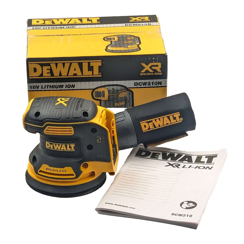 DeWalt 18V XR Brushless Random Orbital Sander DCW210N-XJ - SKIN ONLY