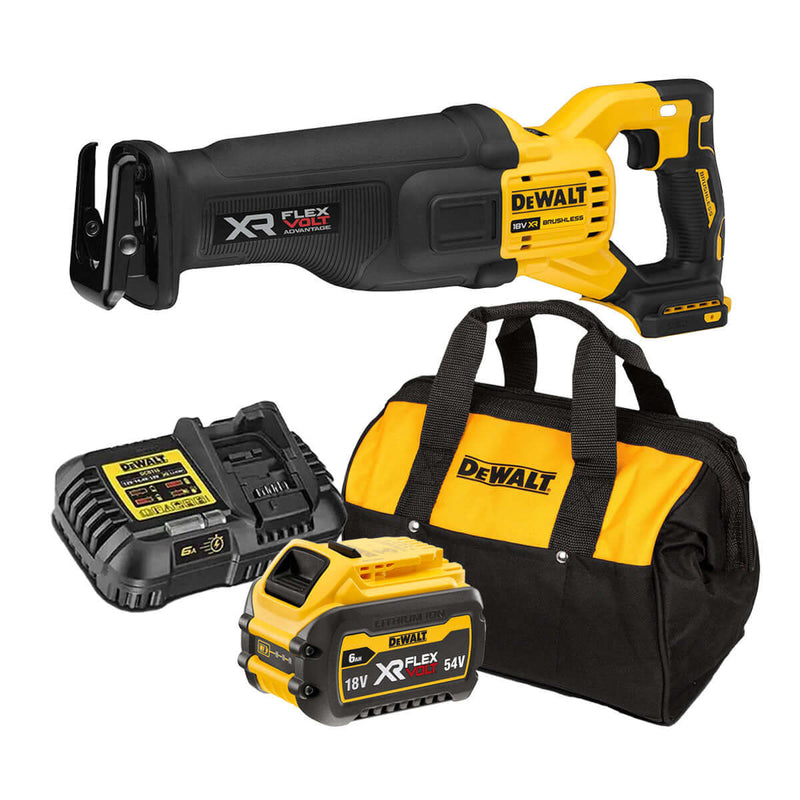 DeWalt 18V 6.0Ah XR FlexVolt Advantage Recip Saw Kit DCS386T1-XE