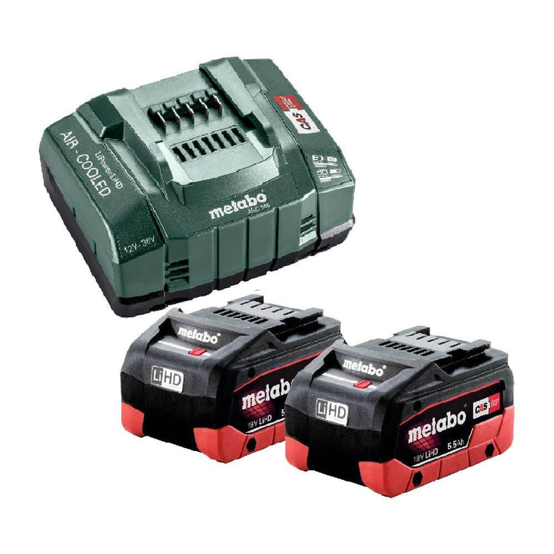 Metabo 18V 5.5Ah LiHD Battery and Charger Starter Pack AU32100550