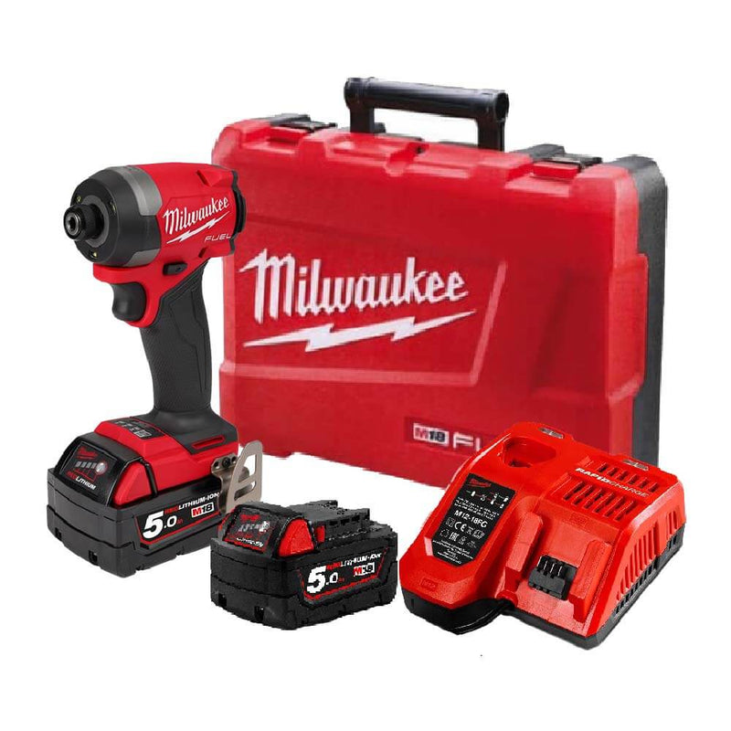 Milwaukee 18V 5.0Ah Impact Driver M18FID3502C - KIT